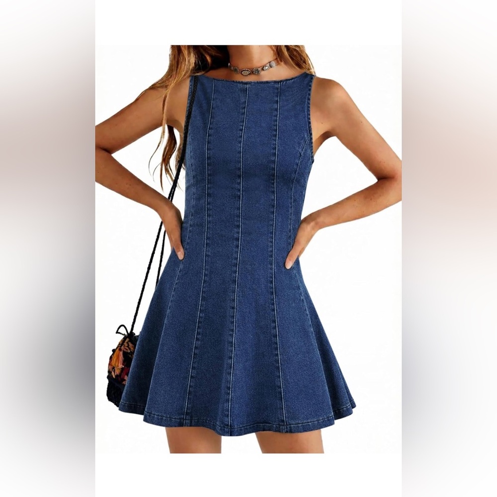 Women's Casual Denim Dress